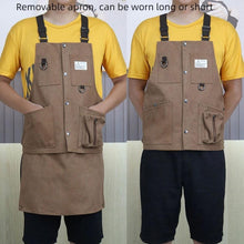 Load image into Gallery viewer, Canvas Electric Craftsmen Multi Pocket Tool Apron