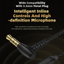 Load image into Gallery viewer, CVJ In-Ear Wired Gaming Earphone, White, Black, Blue, Green, With Mic White, With Mic Black, With Mic Blue, With Mic Green