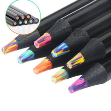 Load image into Gallery viewer, 8 In 1 Rainbow Pencils Set Wooden Colored Pencil for Kids Adults Art Drawing, 8 In 1