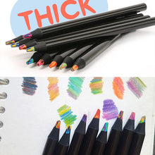 Load image into Gallery viewer, 8 In 1 Rainbow Pencils Set Wooden Colored Pencil for Kids Adults Art Drawing, 8 In 1