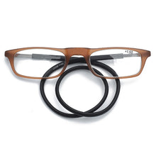 Load image into Gallery viewer, Portable Magnetic Hanging Neck Retractable Reading Glasses
