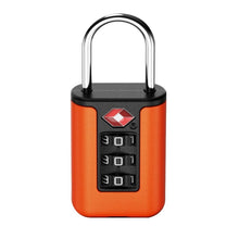 Load image into Gallery viewer, TSA Customs Code Lock Travel Luggage Lock Mini Contrast Color Design Combination Padlock
