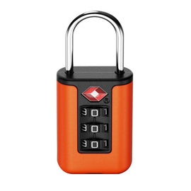 TSA Customs Code Lock Travel Luggage Lock Mini Contrast Color Design Combination Padlock