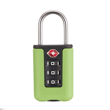 Load image into Gallery viewer, TSA Customs Code Lock Travel Luggage Lock Mini Contrast Color Design Combination Padlock