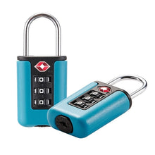 Load image into Gallery viewer, TSA Customs Code Lock Travel Luggage Lock Mini Contrast Color Design Combination Padlock