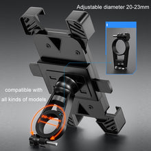 Load image into Gallery viewer, Shockproof Motorcycle Mobile Phone Holder Outdoor Bike Navigation Holder, Rearview Mirror, Handlebars