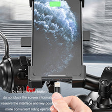 Load image into Gallery viewer, Shockproof Motorcycle Mobile Phone Holder Outdoor Bike Navigation Holder, Rearview Mirror, Handlebars