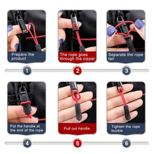 Load image into Gallery viewer, 10pcs /Pack TPU Plastic Slider Zipper Cord Caterpillar Puller