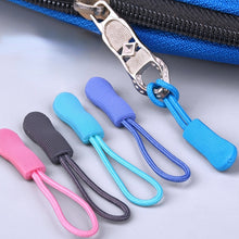 Load image into Gallery viewer, 10pcs /Pack TPU Plastic Slider Zipper Cord Caterpillar Puller