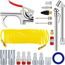 Load image into Gallery viewer, 20 In 1 Air Compressor Kit 1/4 Inch NPT Air Tool Kit With 7.5m Coil Nylon Hose