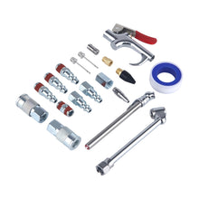 Load image into Gallery viewer, 20 In 1 Air Compressor Kit 1/4 Inch NPT Air Tool Kit With 7.5m Coil Nylon Hose