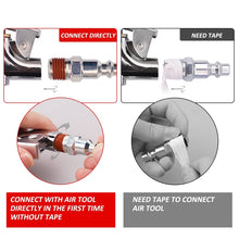 Load image into Gallery viewer, 20 In 1 Air Compressor Kit 1/4 Inch NPT Air Tool Kit With 7.5m Coil Nylon Hose