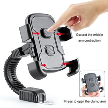 Load image into Gallery viewer, Mobile Phone Navigation Support Bracket, For Motorcycle, For Bicycle