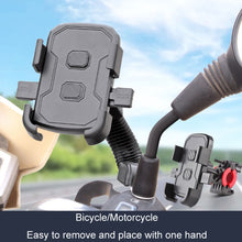 Load image into Gallery viewer, Mobile Phone Navigation Support Bracket, For Motorcycle, For Bicycle