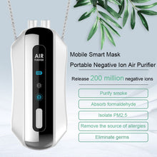 Load image into Gallery viewer, Portable Negative Ion Air Purifier Home Hanging Neck Purifier, Chain Style (White), Chain Style (Black), Rope Style (White), Rope Style (Black)