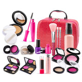 Girls Simulation Dressing Makeup Box Play House Non-toxic Cosmetics Set