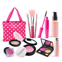 Load image into Gallery viewer, 11pcs/set Girls Simulation Dressing Makeup Box Play House Non-toxic Cosmetics Set