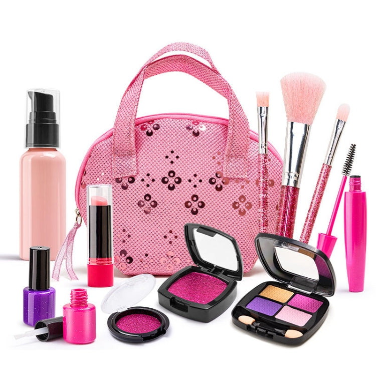 11pcs/set Girls Simulation Dressing Makeup Box Play House Non-toxic Cosmetics Set