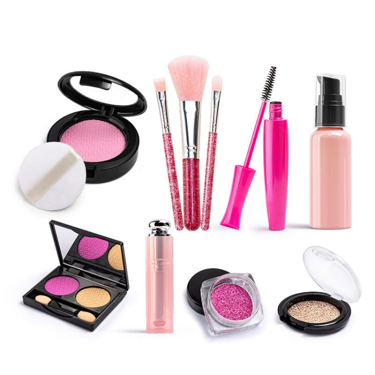 11pcs/set Girls Simulation Dressing Makeup Box Play House Non-toxic Cosmetics Set