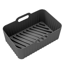 Load image into Gallery viewer, For Ninja DZ201 Air Fryer Silicone Liner Mat Reusable Basket Tray, Gray Thick Model (140g), Pink Thick Model (140g), Blue Thick Model (140g), Red Thick Model (140g), Black Thick Model (140g), Gray Thin Model (95g), Black Thin Model (95g)               ...