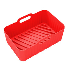 Load image into Gallery viewer, For Ninja DZ201 Air Fryer Silicone Liner Mat Reusable Basket Tray, Gray Thick Model (140g), Pink Thick Model (140g), Blue Thick Model (140g), Red Thick Model (140g), Black Thick Model (140g), Gray Thin Model (95g), Black Thin Model (95g)               ...