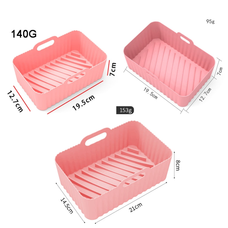 For Ninja DZ201 Air Fryer Silicone Liner Mat Reusable Basket Tray, Gray Thick Model (140g), Pink Thick Model (140g), Blue Thick Model (140g), Red Thick Model (140g), Black Thick Model (140g), Gray Thin Model (95g), Black Thin Model (95g)               ...