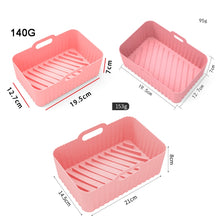 Load image into Gallery viewer, For Ninja DZ201 Air Fryer Silicone Liner Mat Reusable Basket Tray, Gray Thick Model (140g), Pink Thick Model (140g), Blue Thick Model (140g), Red Thick Model (140g), Black Thick Model (140g), Gray Thin Model (95g), Black Thin Model (95g)               ...