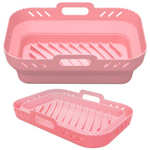 Load image into Gallery viewer, For Ninja DZ201 Air Fryer Silicone Mat Foldable Reusable Basket Tray, Gray, Black, Pink, Red, Blue