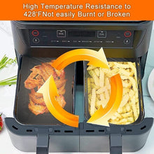 Load image into Gallery viewer, For Ninja DZ201 Air Fryer Silicone Mat Foldable Reusable Basket Tray, Gray, Black, Pink, Red, Blue