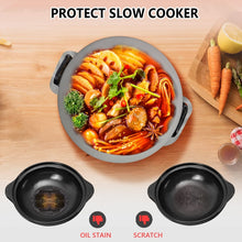 Load image into Gallery viewer, 6QT Silicone Slow Cooke Liners Reusable Leakproof Crock Pot Liners, Gray, Black, Pink, Yellow