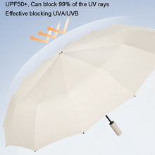 Load image into Gallery viewer, 60 Bone Sunny Rain Dual-use Automatic Umbrella Wind-resistant Reinforced Sunshade UV Sun Umbrella, 60 Bones