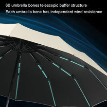 Load image into Gallery viewer, 60 Bone Sunny Rain Dual-use Automatic Umbrella Wind-resistant Reinforced Sunshade UV Sun Umbrella, 60 Bones