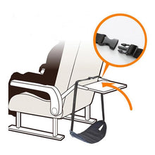 Load image into Gallery viewer, Travel Foot Rest Hammock Office Leisure Pedal, Sky Blue All-in-one, Black Split, Sky Blue Split, Blue Split, Rose Red Split, Black White Stripe All-in-one, Navy Blue All-in-one, Navy Blue Split