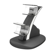 Load image into Gallery viewer, iplay HBP-253 For PS5 Game Wireless Handle Double Charging Base Placement Bracket, HBP-253 (White), HBP-253 (Black)