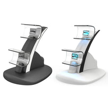 Load image into Gallery viewer, iplay HBP-253 For PS5 Game Wireless Handle Double Charging Base Placement Bracket, HBP-253 (White), HBP-253 (Black)