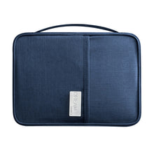 Load image into Gallery viewer, Travel Waterproof Dustproof Portable Passport Document Bag, Blue Large, Black Large, Gray Large, Navy Blue Large, Orange Pink Large, Blue Small, Black Small, Navy Blue Small, Orange Pink Small