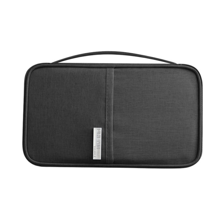 Travel Waterproof Dustproof Portable Passport Document Bag, Blue Large, Black Large, Gray Large, Navy Blue Large, Orange Pink Large, Blue Small, Black Small, Navy Blue Small, Orange Pink Small