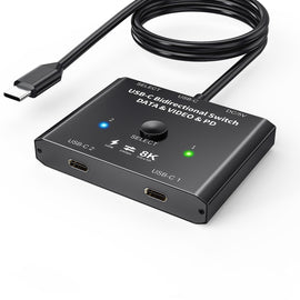 8K30 Type-C / USB-C Bidirectional Switch 10Gbps HD Splitter, KC-C201, C201 Single Machine