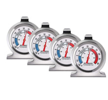 Load image into Gallery viewer, 2 Inch Stainless Steel Refrigerator Thermometer Freezer Thermometer