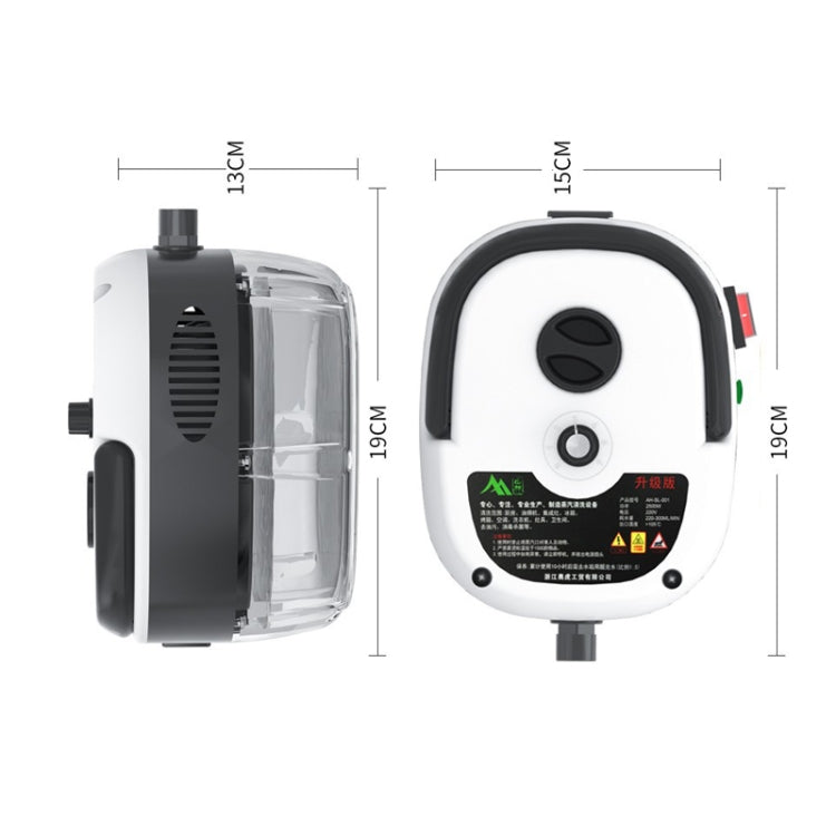 2500W High Temperature And High Pressure Steam Cleaning Machine for Kitchen Bathroom Furniture, Red  220V  EU Plug, White 220V EU Plug, Red 220V UK Plug, White 220V UK Plug, Red 110V US Plug, White 110V US Plug