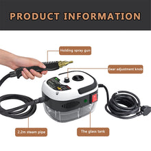 Load image into Gallery viewer, 2500W High Temperature And High Pressure Steam Cleaning Machine for Kitchen Bathroom Furniture, Red  220V  EU Plug, White 220V EU Plug, Red 220V UK Plug, White 220V UK Plug, Red 110V US Plug, White 110V US Plug