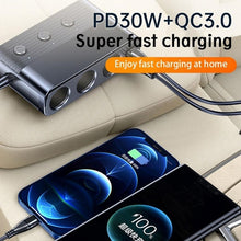 Load image into Gallery viewer, Car Cigarette Lighter USB3.0/PD Interface 127W Car Charger