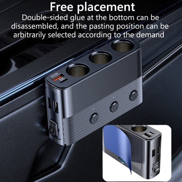 Car Cigarette Lighter USB3.0/PD Interface 127W Car Charger