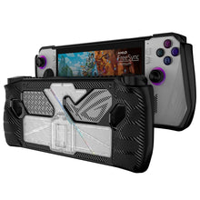 Load image into Gallery viewer, For ASUS Rog Ally Game Console PC+TPU Protective Case Cover With Bracket, PC+TPU  Black+Transparent, PC+TPU White+Transparent