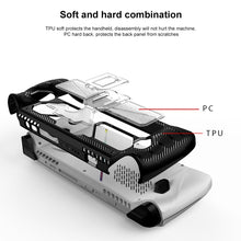 Load image into Gallery viewer, For ASUS Rog Ally Game Console PC+TPU Protective Case Cover With Bracket, PC+TPU  Black+Transparent, PC+TPU White+Transparent