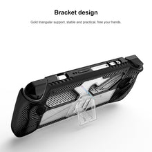 Load image into Gallery viewer, For ASUS Rog Ally Game Console PC+TPU Protective Case Cover With Bracket, PC+TPU  Black+Transparent, PC+TPU White+Transparent