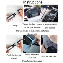 Load image into Gallery viewer, Vehicle-Mounted Multifunctional Broken Window Escape Safety Hammer