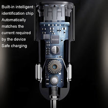 Load image into Gallery viewer, Car Charger QC3.0+PD30W Type-C/USB-C+USB Dual Port Quick Charge, Yesido Y54 With 8 Pin To Type-C/USB-C Line, Yesido Y55 With Double Type-C/USB-C Port Line