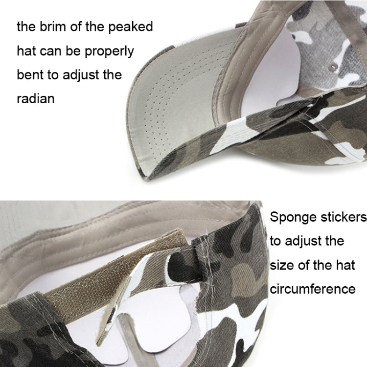 Outdoor Mountain Travel Camouflage Duck Tongue Cap