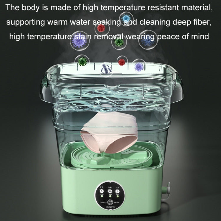 Mini Portable Folding Household Washing Machine Underwear Washer, Fruit Green, Lake Blue, Warm Yellow, Fruit Pink, Fruit Green + Blue Light Antibacterial, Lake Blue + Blue light antibacterial, Warm Yellow + Blue light antibacterial                     ...